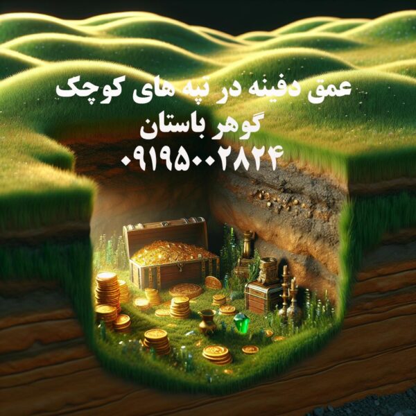 عمق دفینه در تپه های کوچک