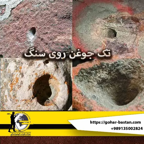 تک جوغن روی سنگ نشانه چیست؟