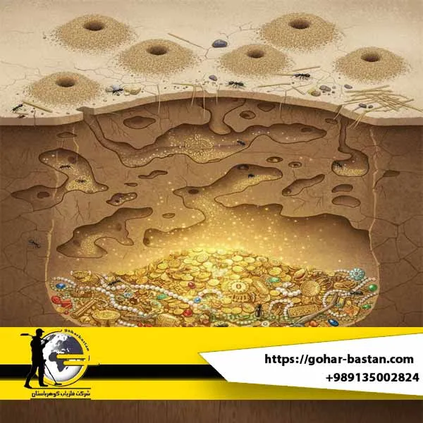 نقش مورچه در دفینهیابی