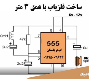 ساخت فلزیاب با عمق 3 متر