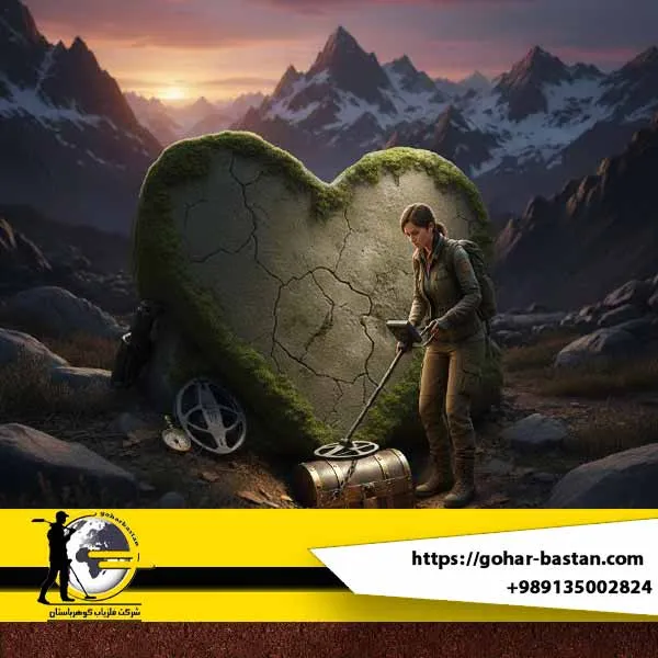 نشانه قلب در گنج یابی و دفینه یابی