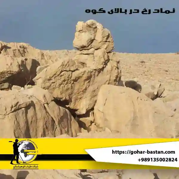 نماد رخ در بالای کوه