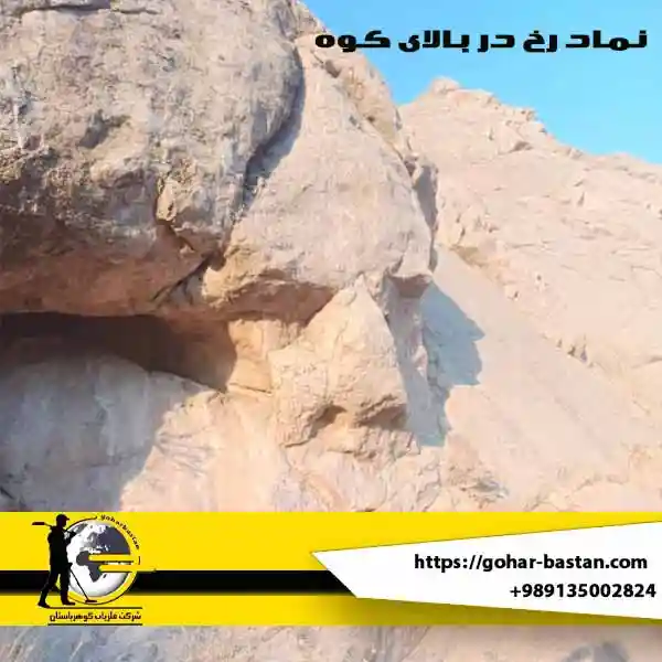 نماد رخ در بالای کوه