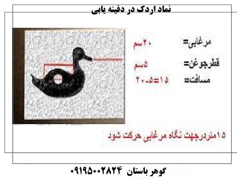 نماد اردک در دفینه یابی