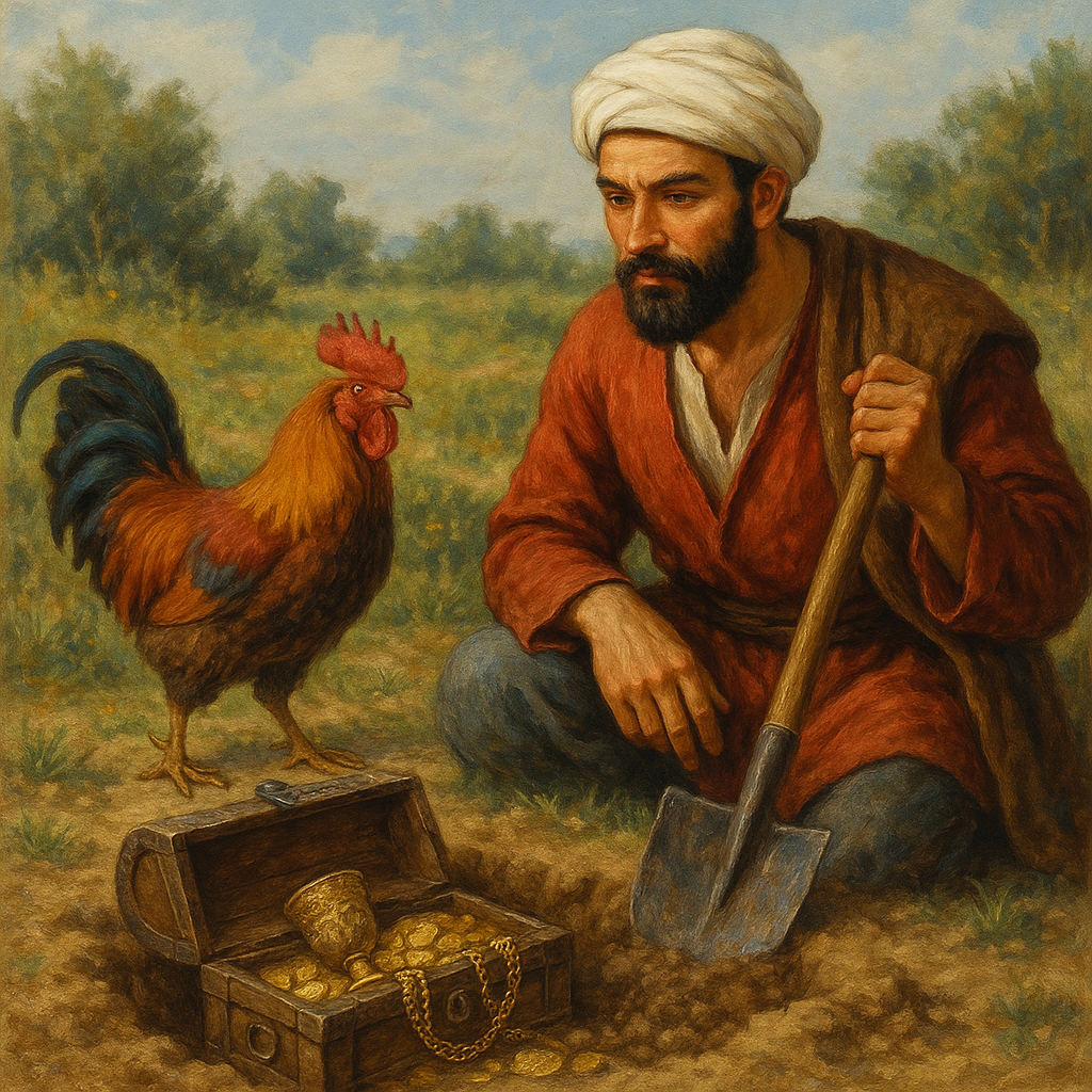 گنج یابی با خروس