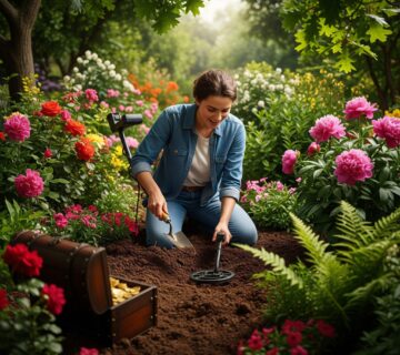 علائم گنج در باغ