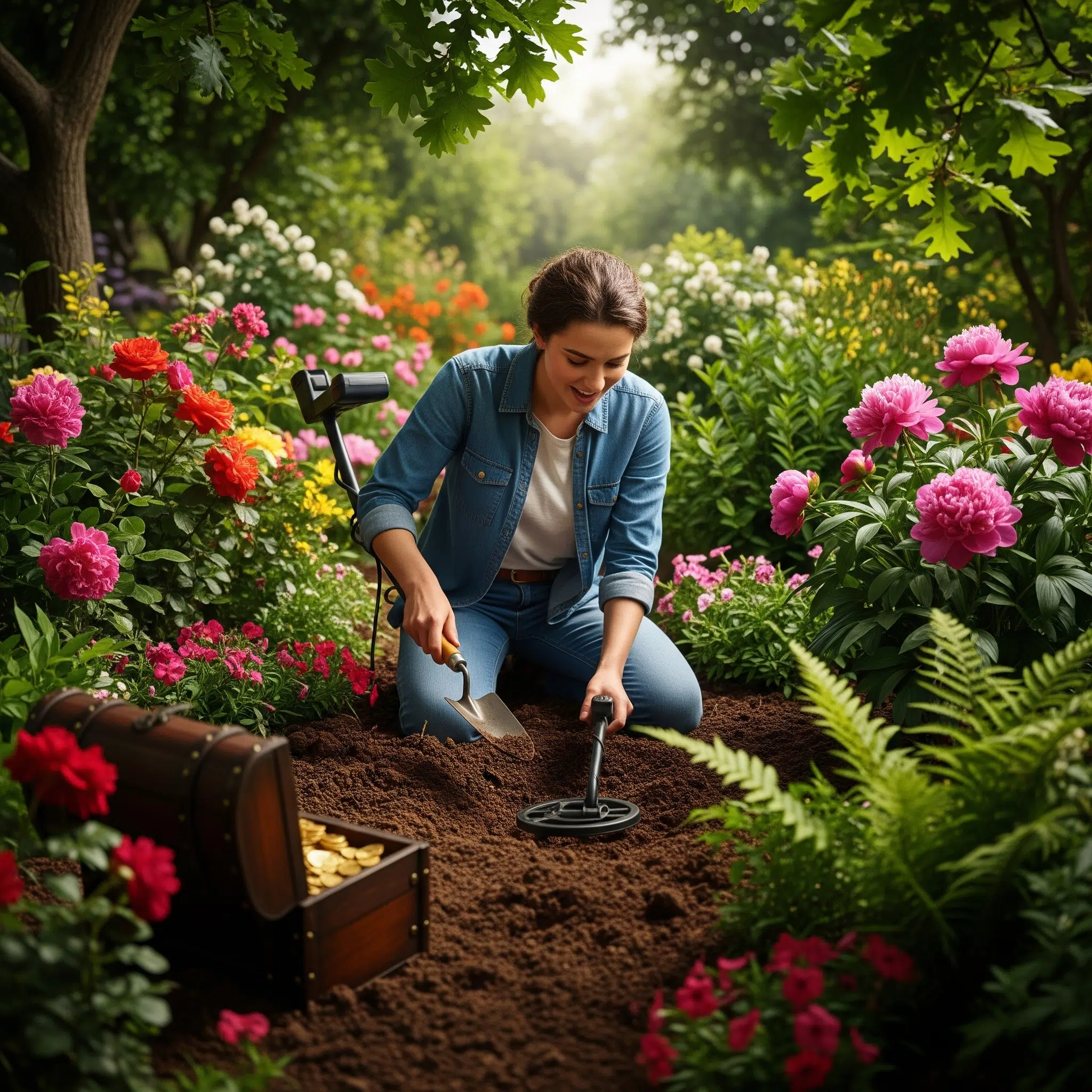 علائم گنج در باغ