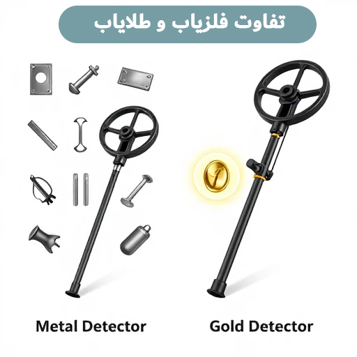 فلزیاب و طلایاب چه فرقی دارند؟