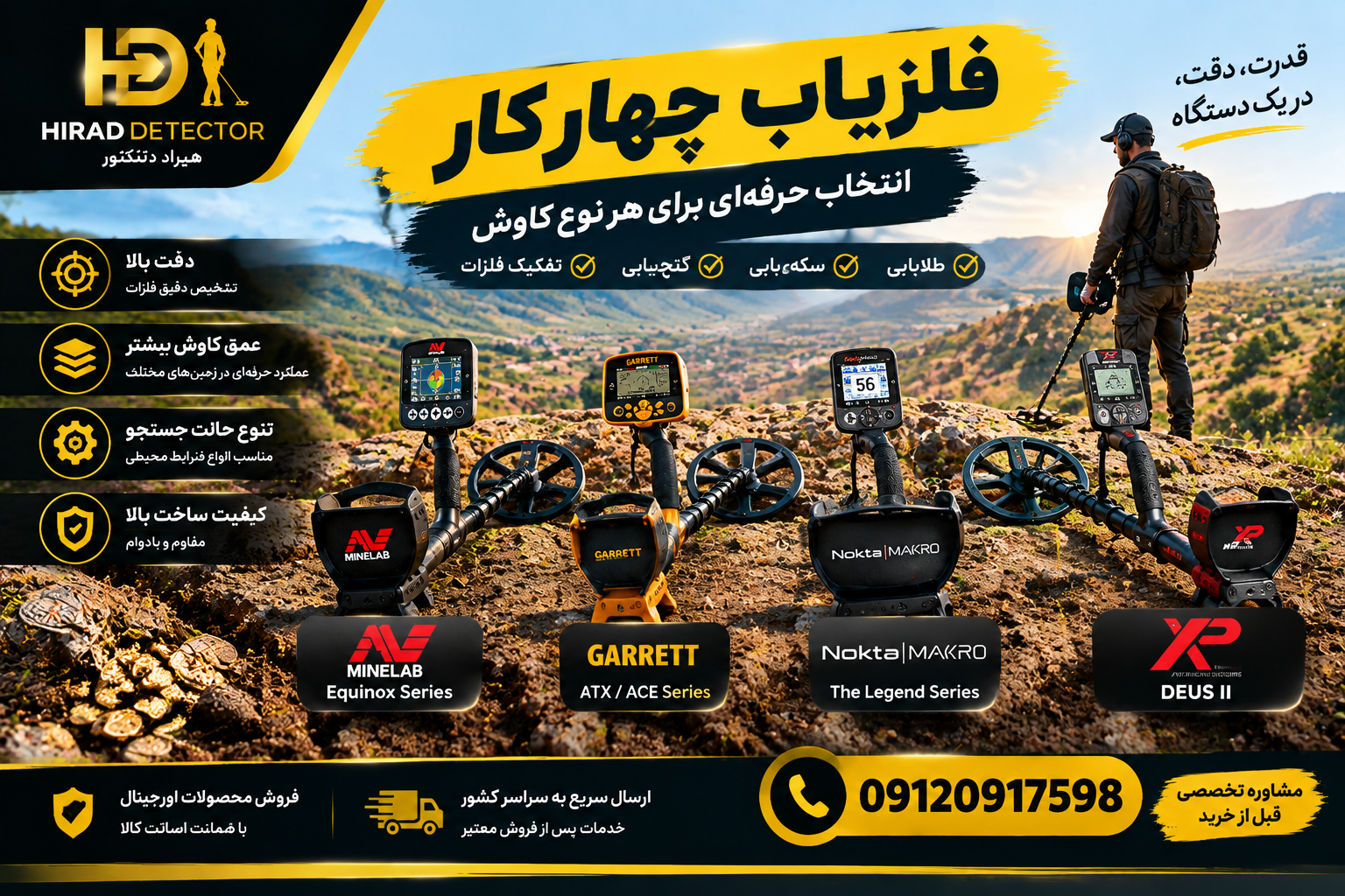 فلزیاب جهاره کار